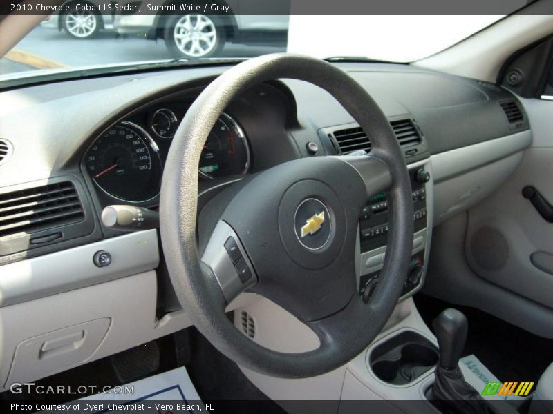 Summit White / Gray 2010 Chevrolet Cobalt LS Sedan