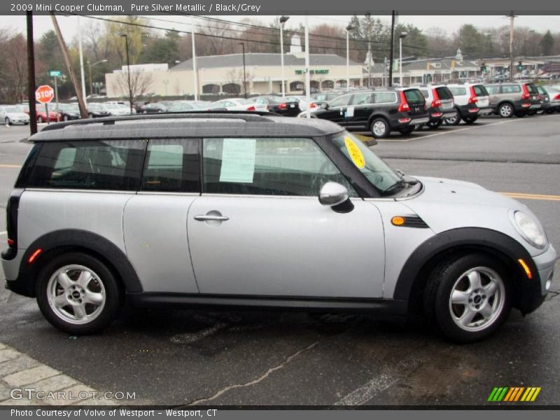 Pure Silver Metallic / Black/Grey 2009 Mini Cooper Clubman