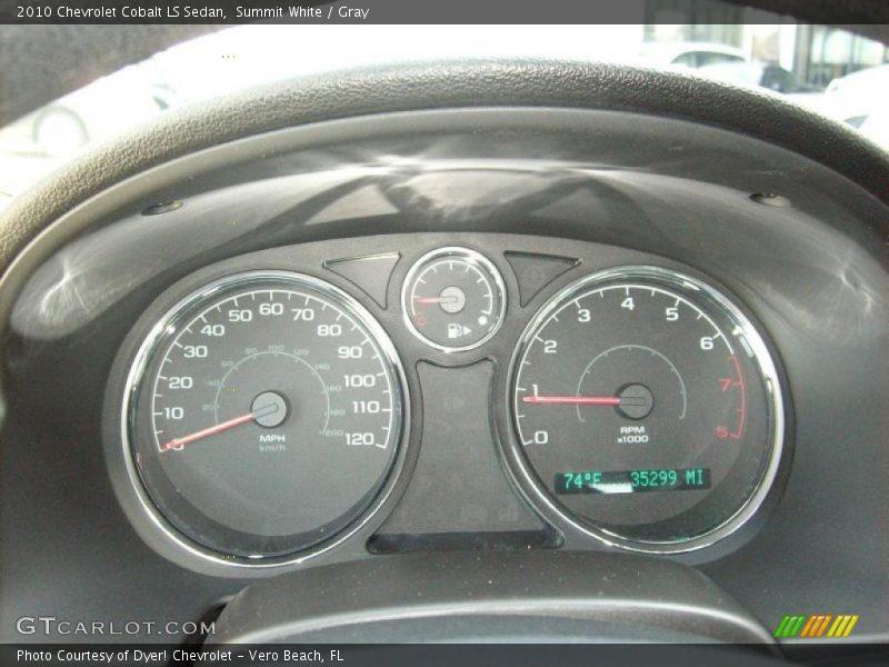 Summit White / Gray 2010 Chevrolet Cobalt LS Sedan