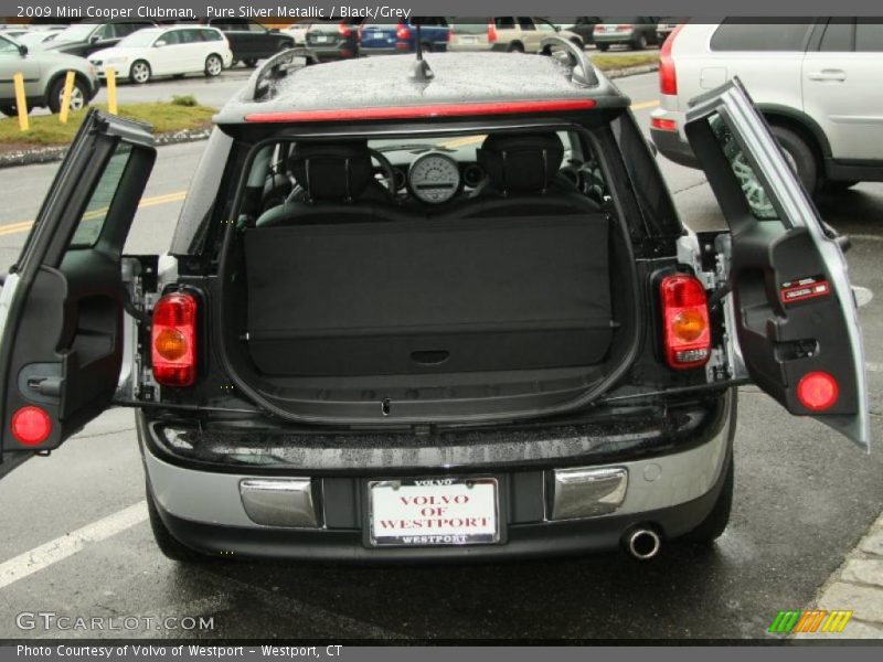 Pure Silver Metallic / Black/Grey 2009 Mini Cooper Clubman