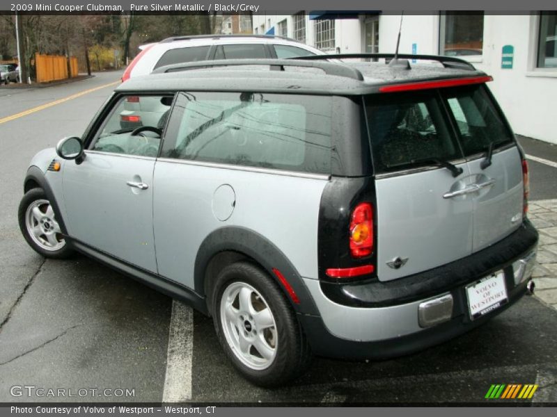 Pure Silver Metallic / Black/Grey 2009 Mini Cooper Clubman
