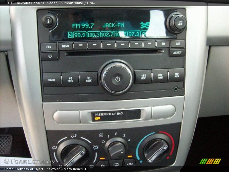 Summit White / Gray 2010 Chevrolet Cobalt LS Sedan