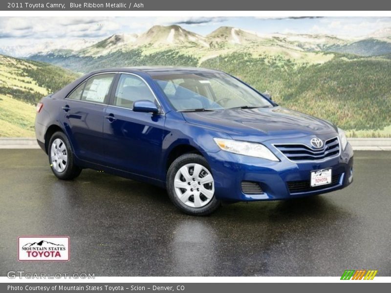 Blue Ribbon Metallic / Ash 2011 Toyota Camry