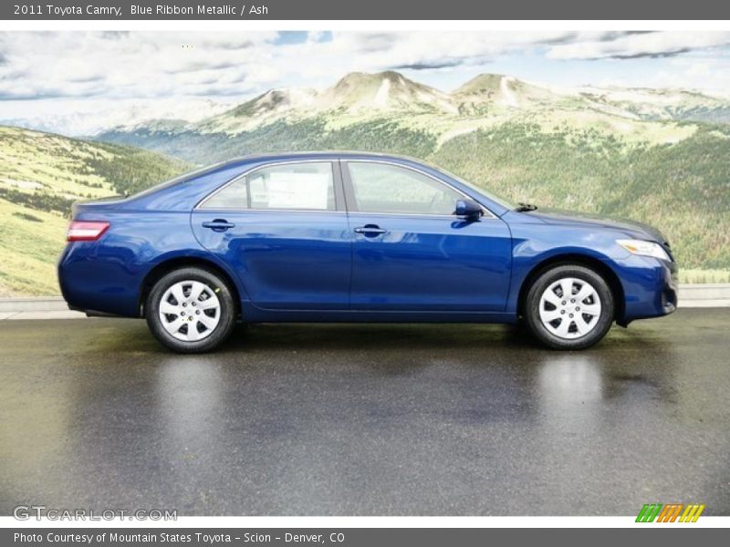 Blue Ribbon Metallic / Ash 2011 Toyota Camry