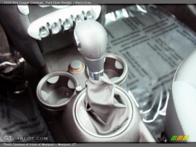 Pure Silver Metallic / Black/Grey 2009 Mini Cooper Clubman