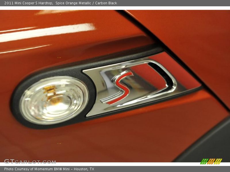 Spice Orange Metallic / Carbon Black 2011 Mini Cooper S Hardtop