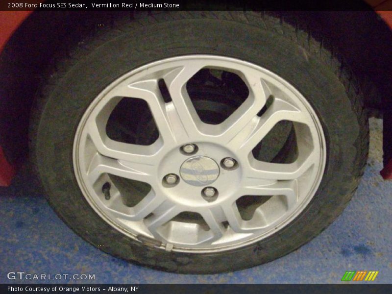 Vermillion Red / Medium Stone 2008 Ford Focus SES Sedan