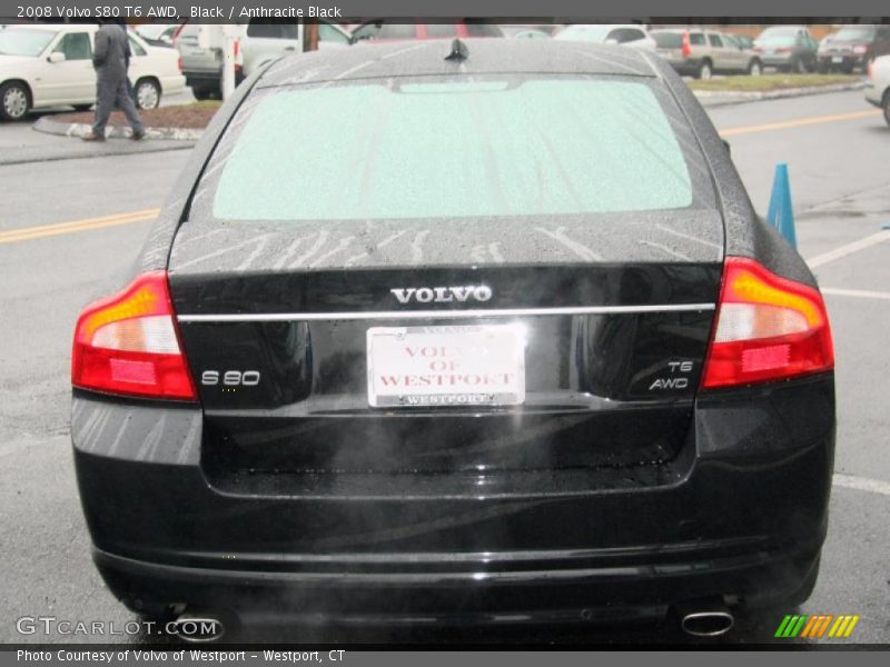 Black / Anthracite Black 2008 Volvo S80 T6 AWD