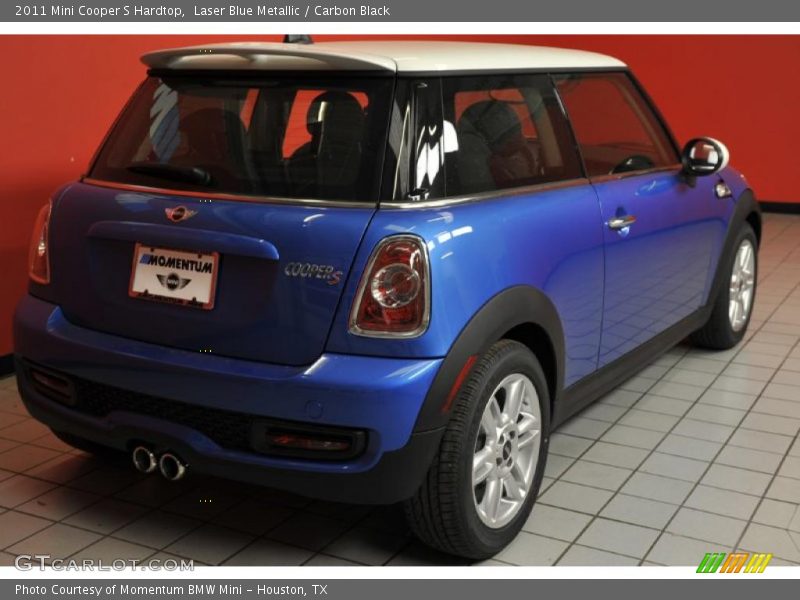 Laser Blue Metallic / Carbon Black 2011 Mini Cooper S Hardtop