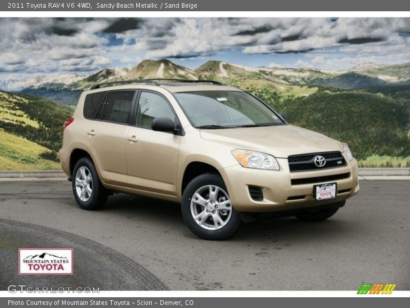 Sandy Beach Metallic / Sand Beige 2011 Toyota RAV4 V6 4WD
