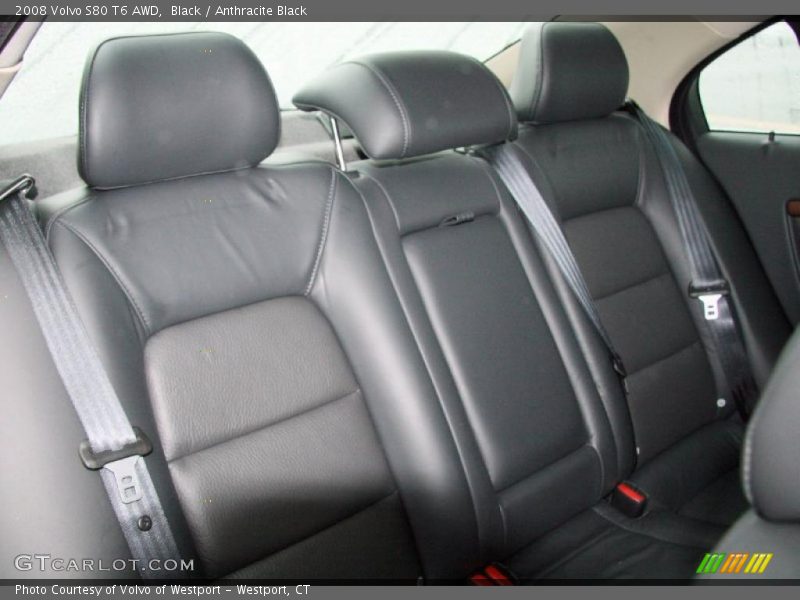 Black / Anthracite Black 2008 Volvo S80 T6 AWD