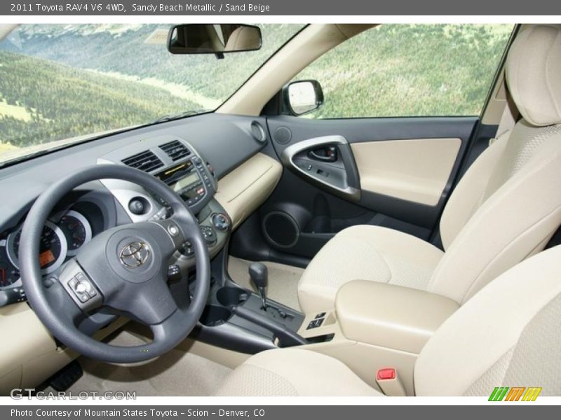 Sandy Beach Metallic / Sand Beige 2011 Toyota RAV4 V6 4WD