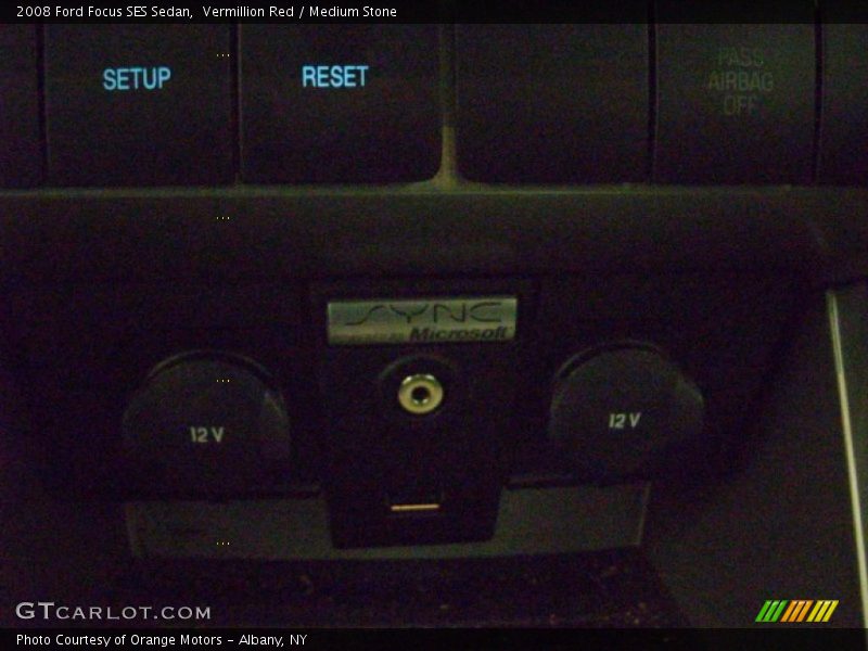 Vermillion Red / Medium Stone 2008 Ford Focus SES Sedan