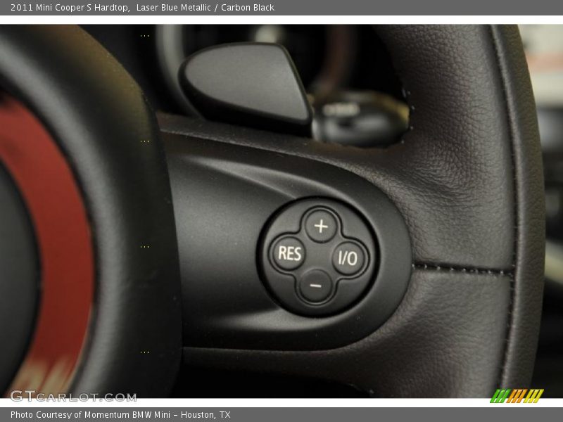 Laser Blue Metallic / Carbon Black 2011 Mini Cooper S Hardtop