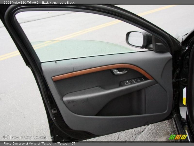 Black / Anthracite Black 2008 Volvo S80 T6 AWD