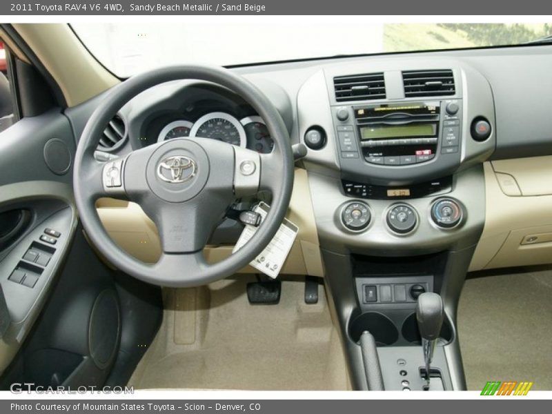 Sandy Beach Metallic / Sand Beige 2011 Toyota RAV4 V6 4WD