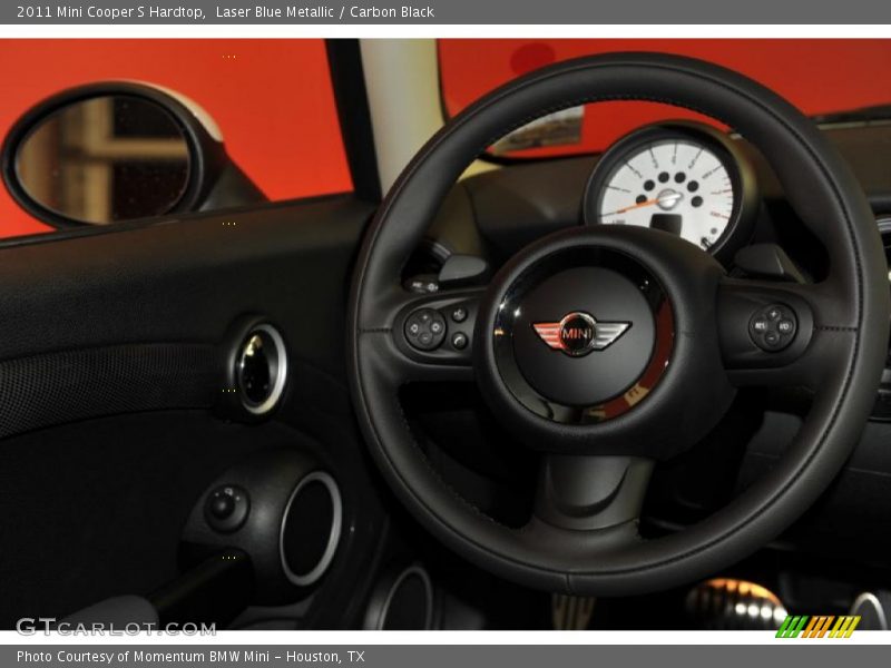 Laser Blue Metallic / Carbon Black 2011 Mini Cooper S Hardtop