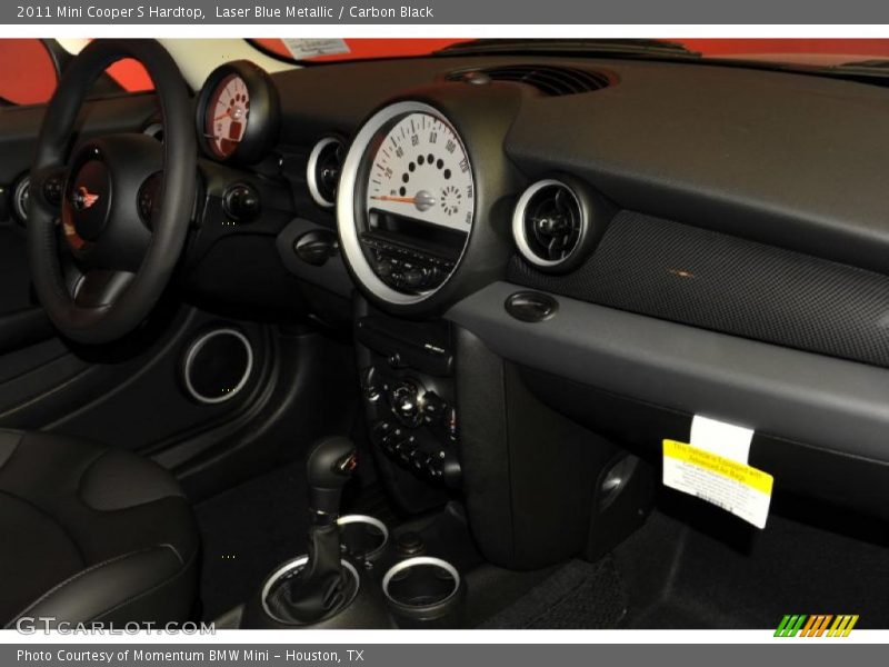 Laser Blue Metallic / Carbon Black 2011 Mini Cooper S Hardtop