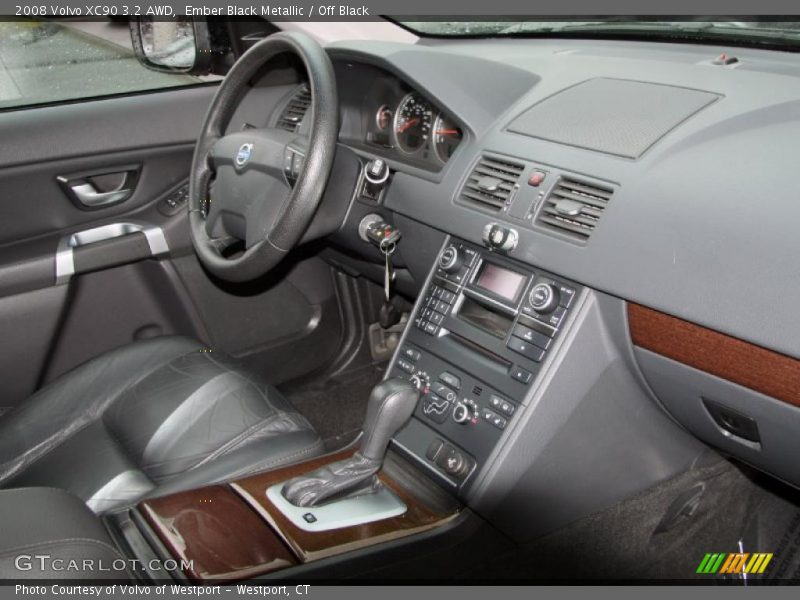 Ember Black Metallic / Off Black 2008 Volvo XC90 3.2 AWD