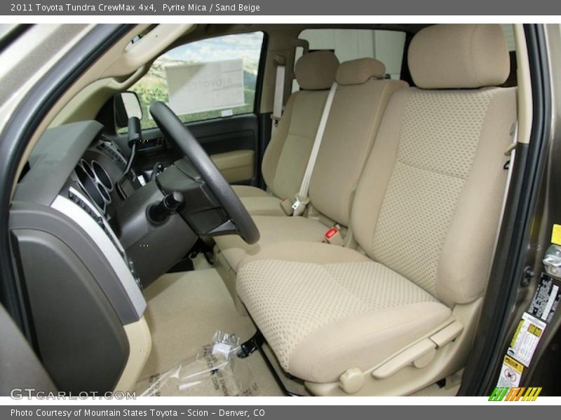  2011 Tundra CrewMax 4x4 Sand Beige Interior