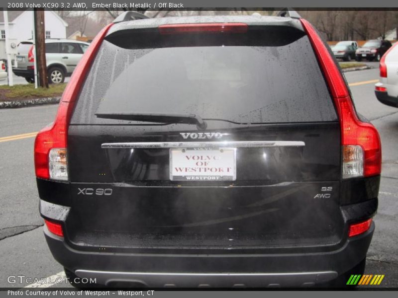 Ember Black Metallic / Off Black 2008 Volvo XC90 3.2 AWD