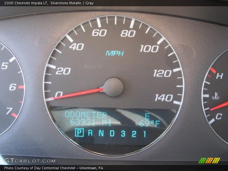Silverstone Metallic / Gray 2006 Chevrolet Impala LT