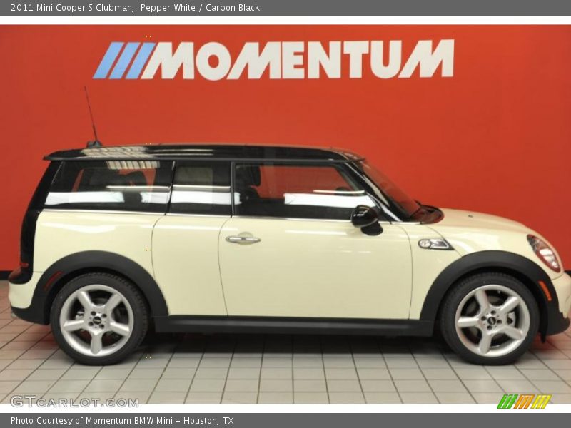 Pepper White / Carbon Black 2011 Mini Cooper S Clubman