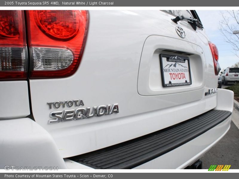 Natural White / Light Charcoal 2005 Toyota Sequoia SR5 4WD