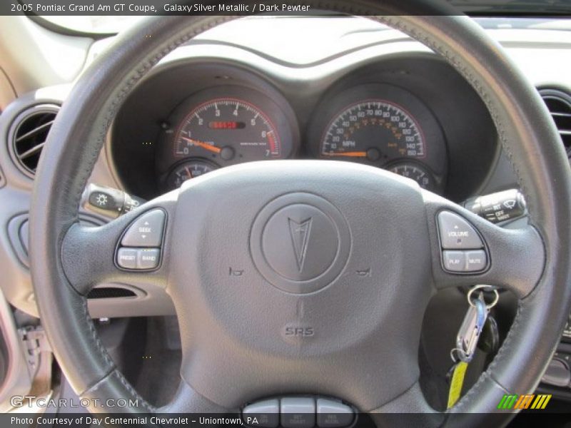 Galaxy Silver Metallic / Dark Pewter 2005 Pontiac Grand Am GT Coupe
