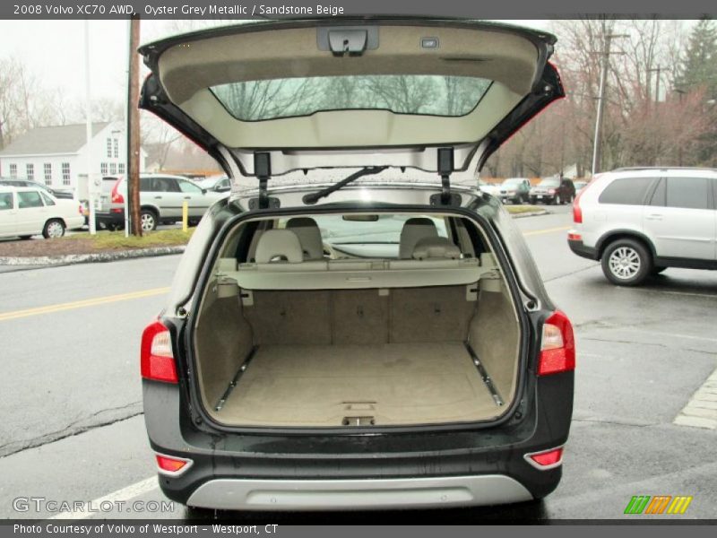 Oyster Grey Metallic / Sandstone Beige 2008 Volvo XC70 AWD