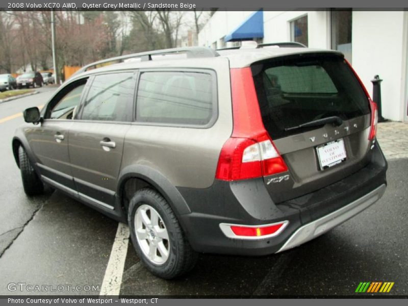 Oyster Grey Metallic / Sandstone Beige 2008 Volvo XC70 AWD