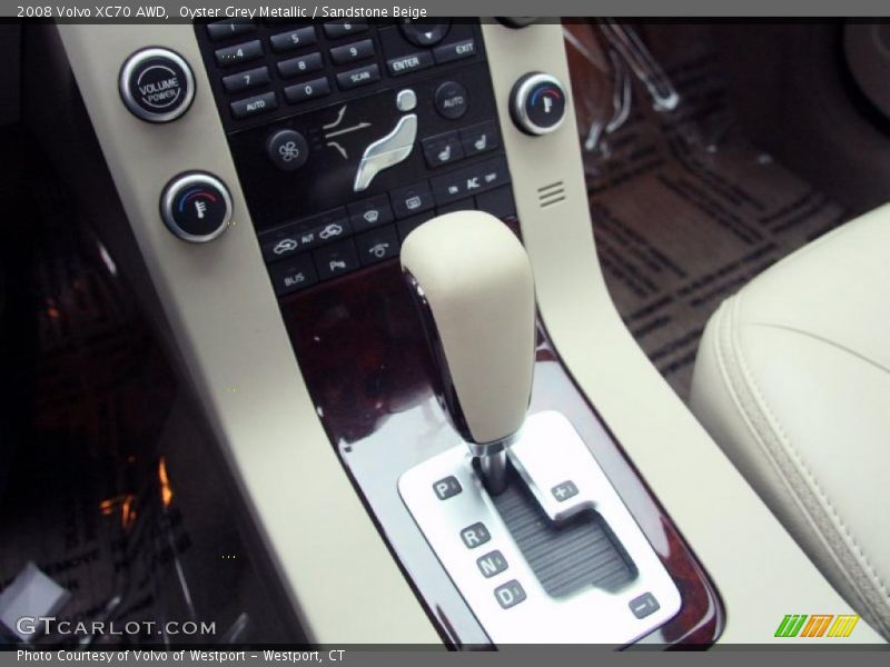 Oyster Grey Metallic / Sandstone Beige 2008 Volvo XC70 AWD