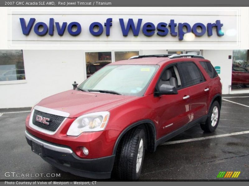 Red Jewel Tintcoat / Titanium 2007 GMC Acadia SLE AWD