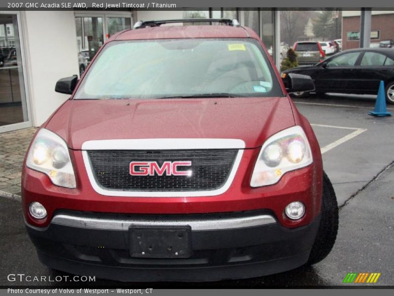 Red Jewel Tintcoat / Titanium 2007 GMC Acadia SLE AWD