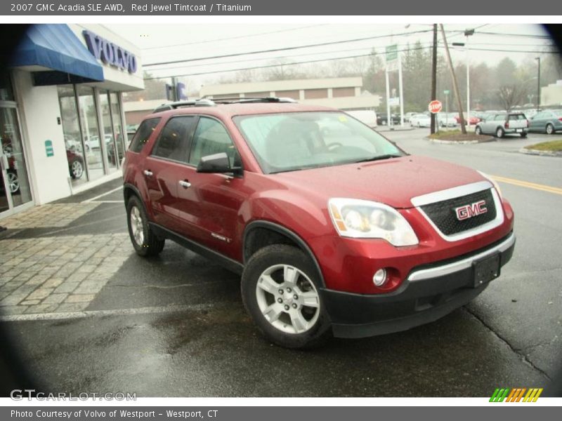 Red Jewel Tintcoat / Titanium 2007 GMC Acadia SLE AWD