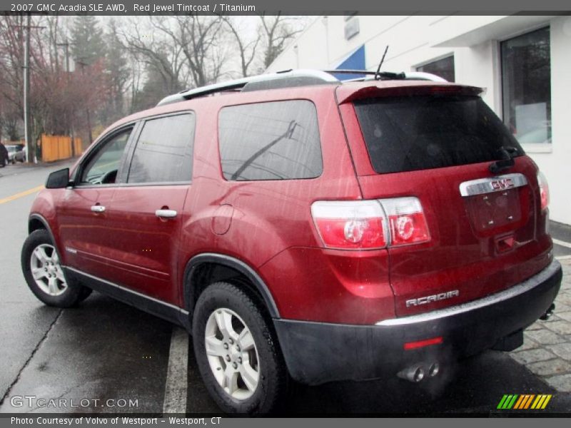 Red Jewel Tintcoat / Titanium 2007 GMC Acadia SLE AWD