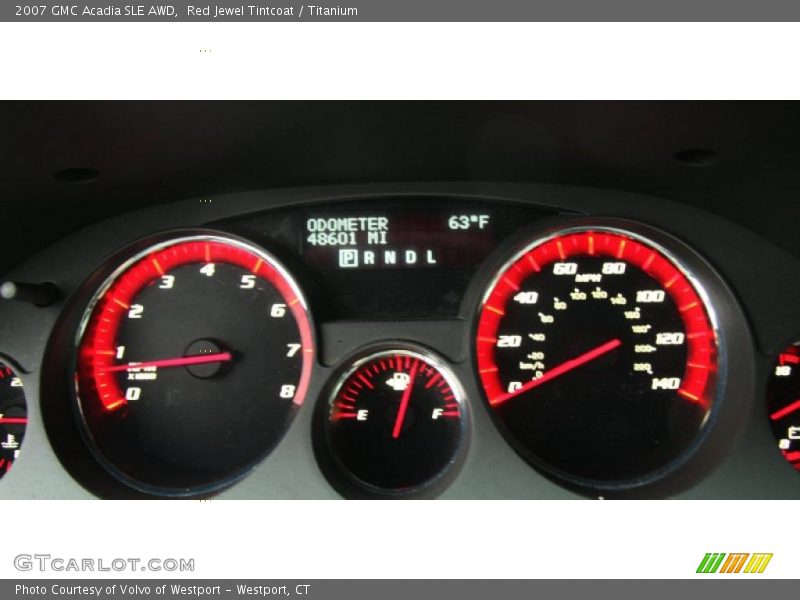 Red Jewel Tintcoat / Titanium 2007 GMC Acadia SLE AWD