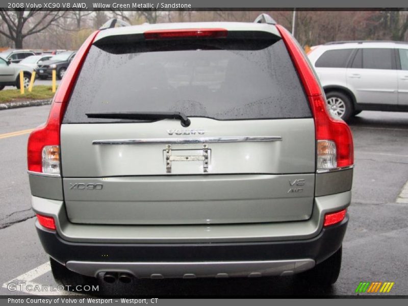 Willow Green Metallic / Sandstone 2008 Volvo XC90 V8 AWD