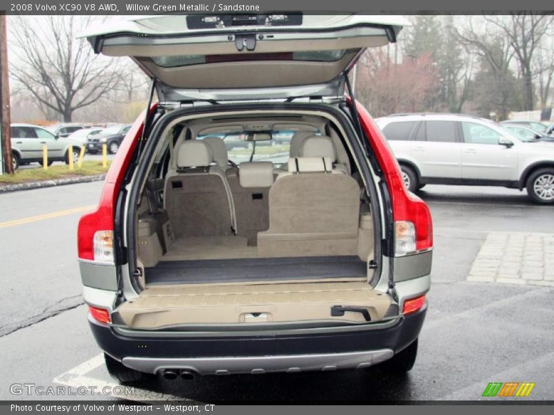 Willow Green Metallic / Sandstone 2008 Volvo XC90 V8 AWD