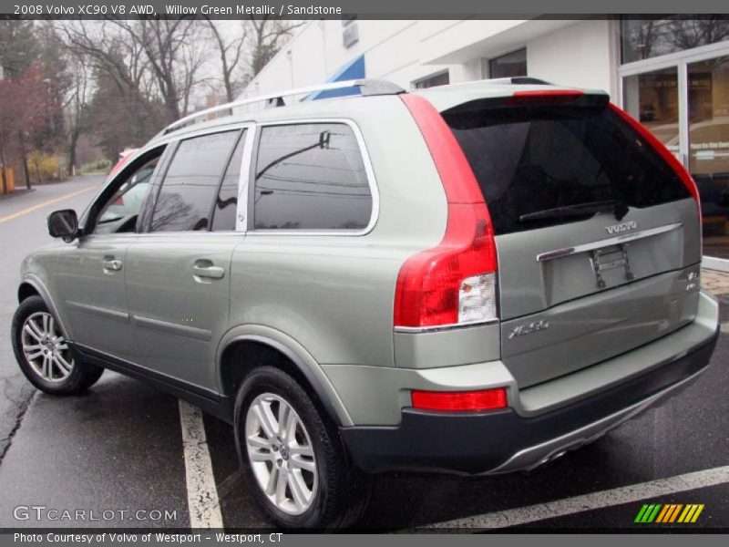 Willow Green Metallic / Sandstone 2008 Volvo XC90 V8 AWD