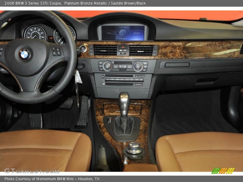 Platinum Bronze Metallic / Saddle Brown/Black 2008 BMW 3 Series 335i Coupe