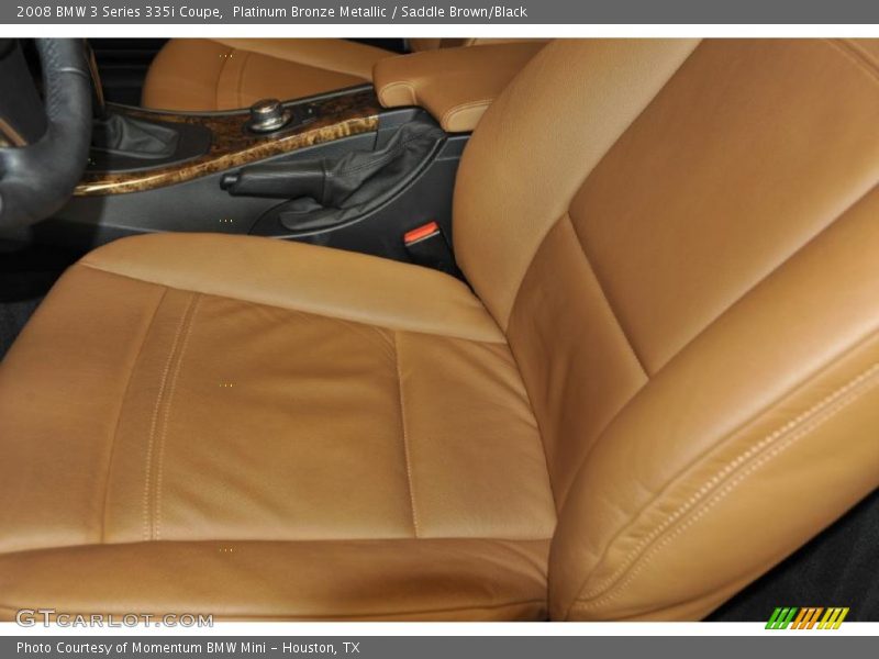 Platinum Bronze Metallic / Saddle Brown/Black 2008 BMW 3 Series 335i Coupe