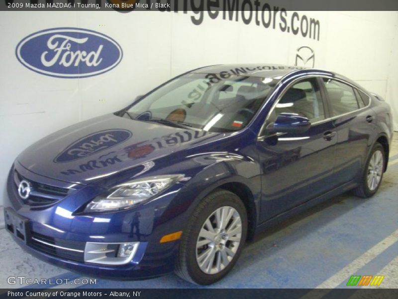 Kona Blue Mica / Black 2009 Mazda MAZDA6 i Touring