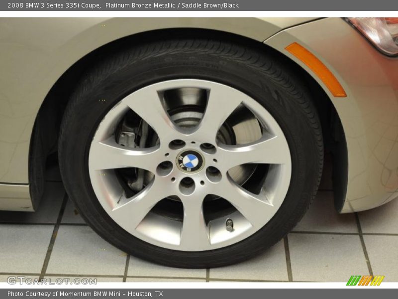 Platinum Bronze Metallic / Saddle Brown/Black 2008 BMW 3 Series 335i Coupe