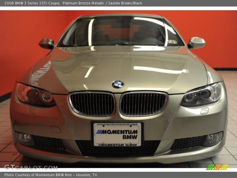 Platinum Bronze Metallic / Saddle Brown/Black 2008 BMW 3 Series 335i Coupe