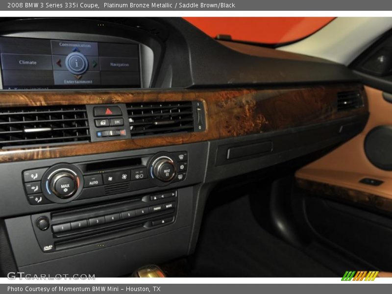 Platinum Bronze Metallic / Saddle Brown/Black 2008 BMW 3 Series 335i Coupe