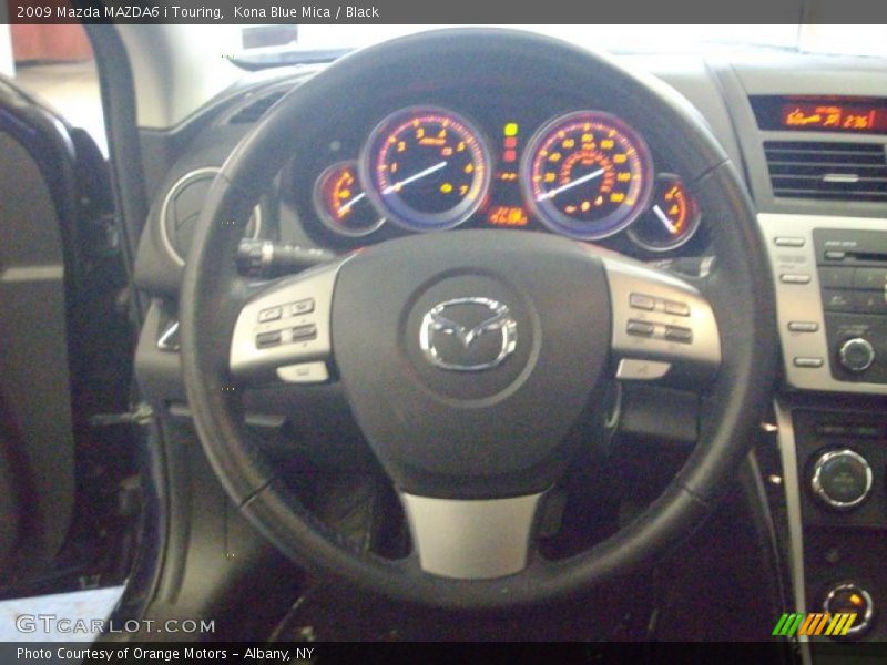 Kona Blue Mica / Black 2009 Mazda MAZDA6 i Touring
