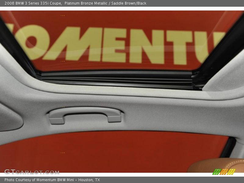 Platinum Bronze Metallic / Saddle Brown/Black 2008 BMW 3 Series 335i Coupe