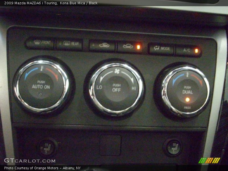 Kona Blue Mica / Black 2009 Mazda MAZDA6 i Touring