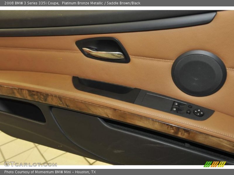 Platinum Bronze Metallic / Saddle Brown/Black 2008 BMW 3 Series 335i Coupe